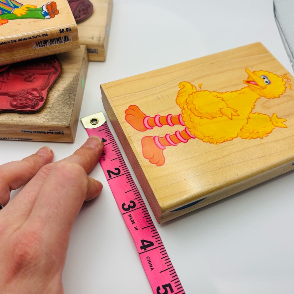 Y2K Sesame Street Wooden Stamps Set – Fun, Colorful, Great Condition - Picture 14 of 14